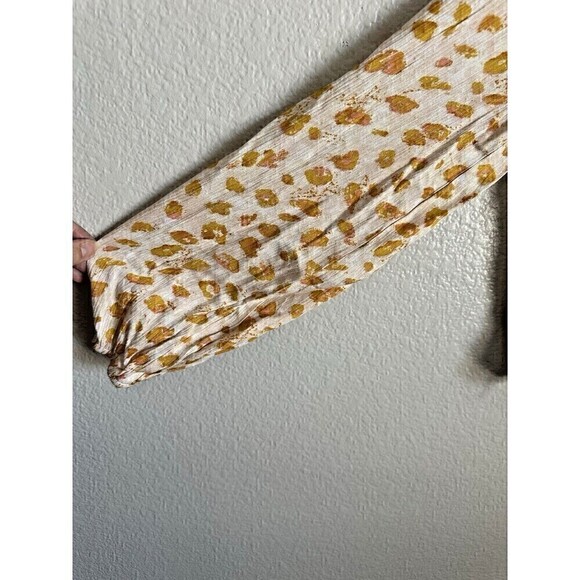 Savanna Jane Blouse Womens Size Medium Bohemian Peasant Ruffle Long Sleeve Top - Picture 4 of 5